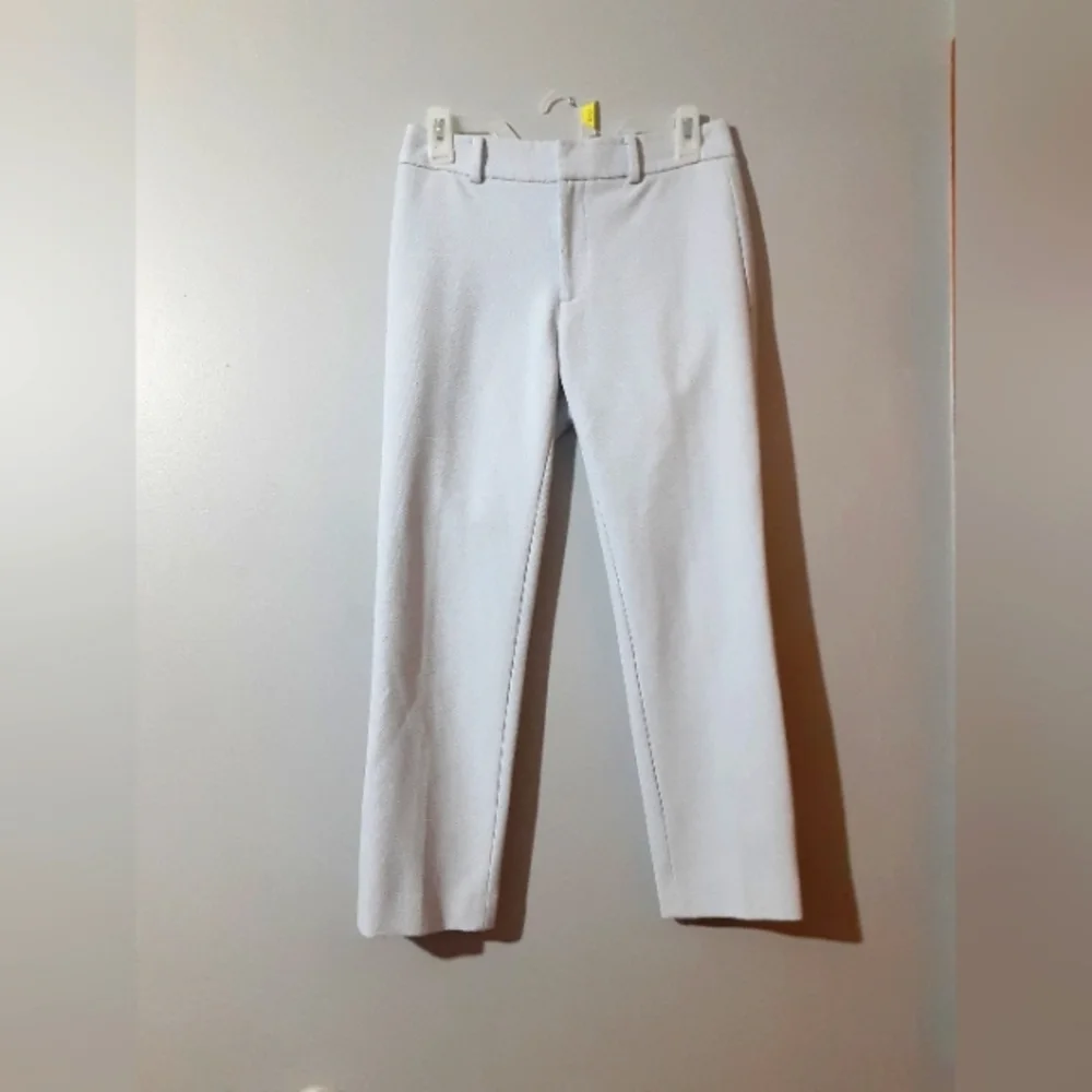 Club Monaco Light Blue Cropped Pants Pockets Women's Size 2 Preppy Beach - Picture 2 of 6